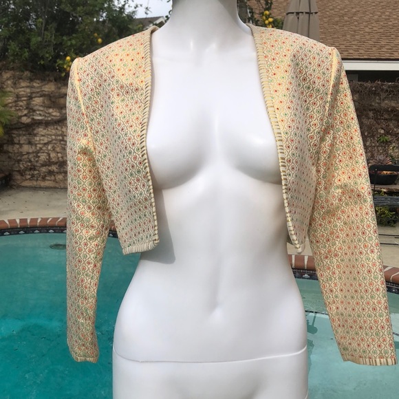 COPY - Vintage Gold Blazer SzM - Picture 1 of 7